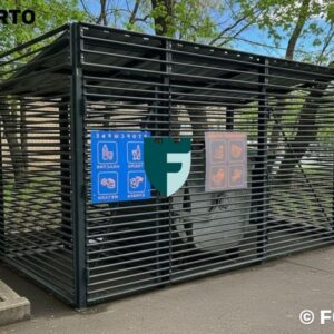 Ограждение для мусорных контейнеров 2.2х5.5 м фото